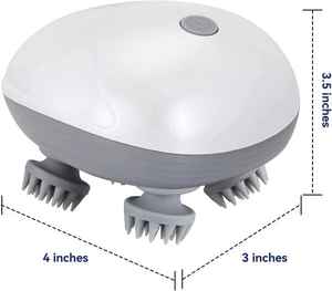 성장 스크러버 샴푸 헤어 브러쉬 두피 마사지기를위한 핫 세일 조각 - Product Image 3