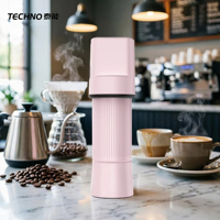 Moulin à café portable H40 2-en-1 manuel à manivelle et électrique Type-C, corps en aluminium pour le café filtre, les voyages et le camping