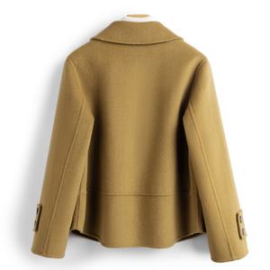 Manteau en laine double face pour femme automne-hiver 2025 - Coupe ample inspirée des costumes, vêtement d'extérieur pour tous les jours |   Personnalisable - Product Image 2