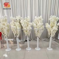 Arbres décoratifs en métal de 90 cm, petits arbres de cerisier pour allée, toile de fond et centre de table pour mariage