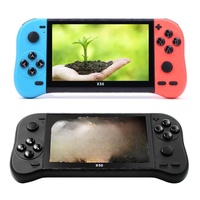Mini consola de videojuegos Retro portátil de alta calidad, pantalla de 5,1 pulgadas, 128Bit, X50, 6800 juegos clásicos en 1