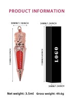 Gloss à lèvres repulpant effet verre haute brillance, non collant, hydratant, avec logo personnalisé, vente en gros