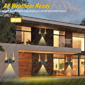 Lampe murale solaire extérieure réglable et étanche pour jardin - Product Image 2