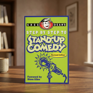 Comedia de situaciones paso a paso de Greg Dean, libro en inglés de bolsillo, guía para hablar en público y presentaciones de comedia - Product Image 1