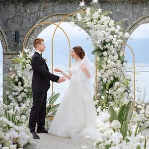 <span class=keywords><strong>Arche</strong></span> de mariage <span class=keywords><strong>support</strong></span> en métal blanc doré cadre toile de fond décor <span class=keywords><strong>arche</strong></span> <span class=keywords><strong>ballon</strong></span> <span class=keywords><strong>support</strong></span> <span class=keywords><strong>arche</strong></span> décor de mariage - Product Image 5