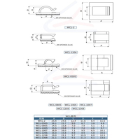 Clip auto-adhésif pour câble métallique Wcl-0805, clips adhésifs pour câbles de 3 m, organisateur de câbles en plastique nylon