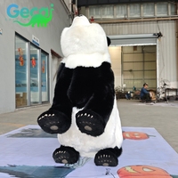 GECAI Panda Animatronischer Roboterhund mit anpassbaren Aktionen für Freizeitparks, Bildung, Haupteingänge & immersive Darstellungen