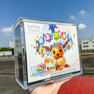 Boîtes de présentation en acrylique aimantées RAY YI pour cartes Pokémon, protection des bords, étui en acrylique pour cartes Pokémon ETB - Product Image 2