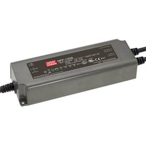 Fuente de Alimentación LED Mean Well NPF-120D 120W 5A, Voltaje y Corriente Constantes, Canal Único, Regulable, IP67 - Product Image 1