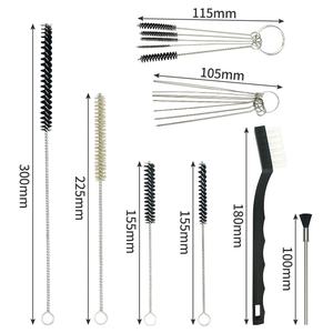 Kit d'outils de nettoyage de pistolets de pulvérisation avec ensemble de brosses à aiguilles de réparation pour pistolets Accessoires de nettoyage de pistolet à air comprimé Buse de canule - Product Image 2