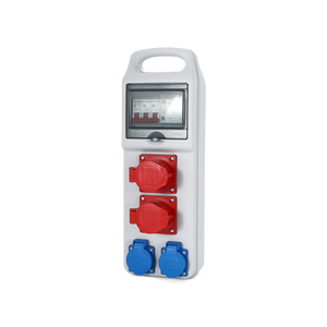 Boîte de distribution étanche IP54 avec protection contre les fuites 3P, double prises industrielles 32A et 2x10A pour usage domestique - Product Image 5