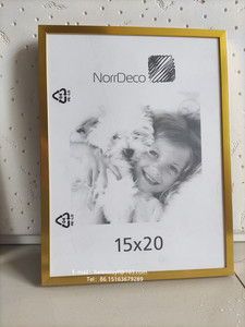 Sáng bóng bạc trắng đen vàng nhôm khung ảnh với đứng - Product Image 6