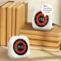 Minuterie visuelle numérique rechargeable Minuterie de cuisine de comptage de 60 minutes Outil d'apprentissage du sport pour la gestion du temps Fournitures scolaires à domicile