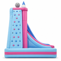 Structure de jeux gonflables pour activités sportives en PVC, écologique, usage commercial extérieur