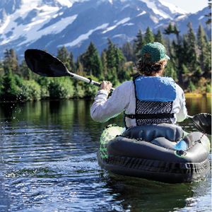 La serie de kayak inflable Yijia <span class=keywords><strong>Challenger</strong></span> incluye Deluxe 86 en paletas de kayak y Bomba de alto rendimiento Super Strong PVC - Product Image 3