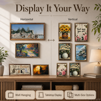 Cadre photo mural en bois massif naturel, style rustique classique, idéal pour la décoration de salon et d'hôtel, vente chaude, OEM ODM