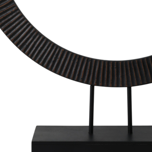 Anneau en bois, objet décoratif, sculpture moderne en métal pour la maison, le bureau, le salon, l'étagère, la salle de bain - Product Image 5