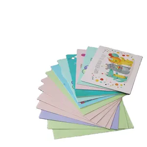 Большой формат Роскошные поздравительные открытки с премиальными конвертами наборы с печатной коробкой