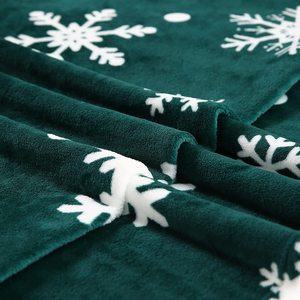 Trung Quốc Nhà Máy Bán Buôn Giáng Sinh Sang Trọng Tuyết Ném Chăn Dành Cho Người Lớn Flannel Chăn Cho Trang Trí Nội Thất Xmas Kỳ Nghỉ Chăn - Product Image 2