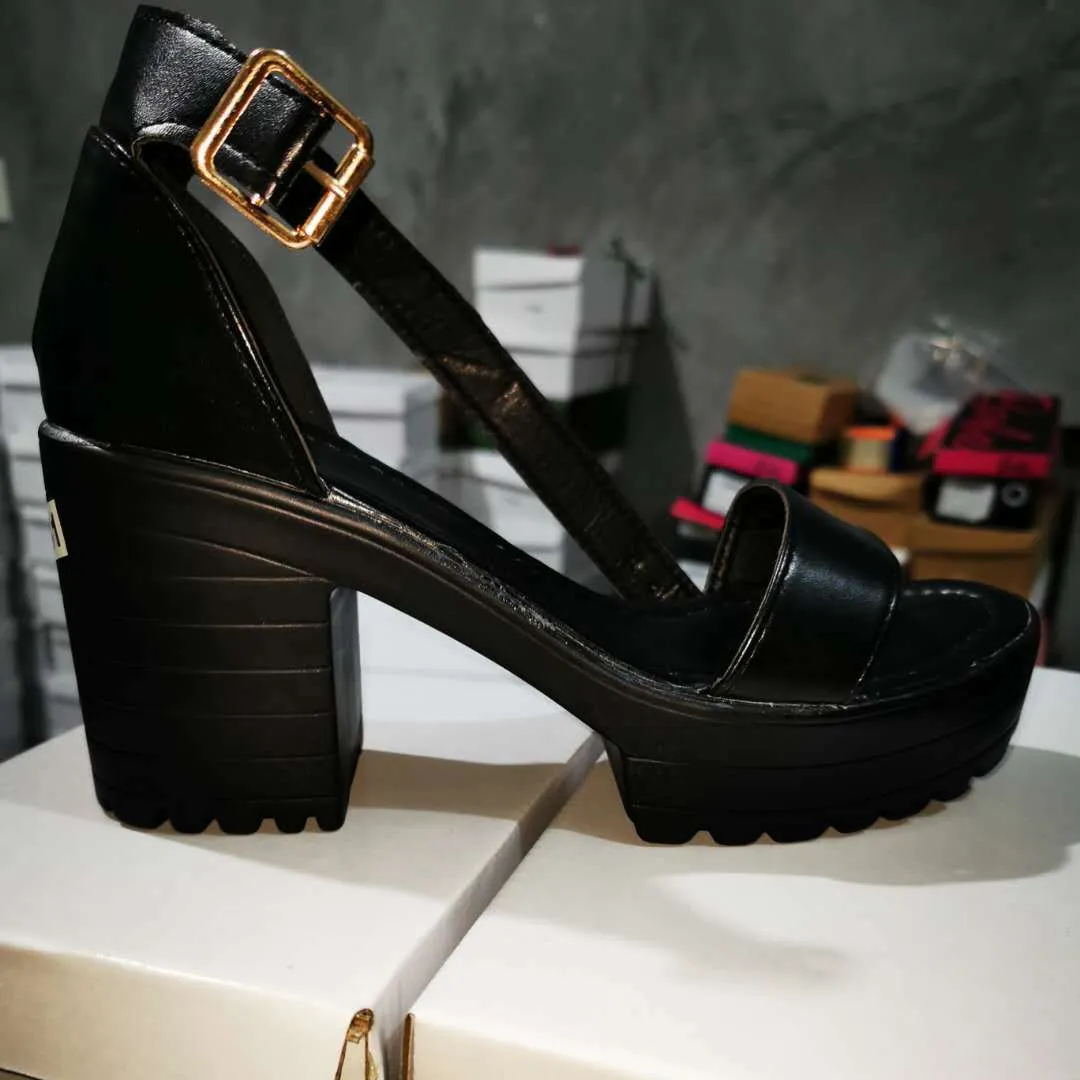 Women's shoes summer new high heels fashion plus size women's sandals factory direct sales