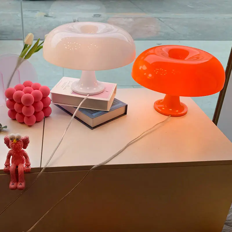 Indoor Home Decorative Factory Acrylic Bedroom Modern Nordic Night Bedside Desk Lighting LED Mushroom Table Lamps