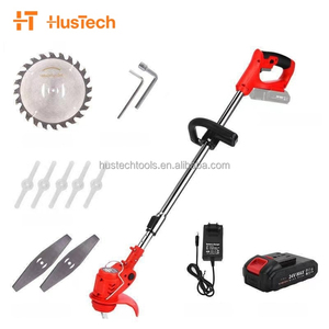 Cordless <b>Brush</b> <b>Cutter</b> Lawn Mower with Metal <b>Blade</b> 24V 1800W Folding & Telescopic Handles 4" Max Cutting Height - Product Image 3