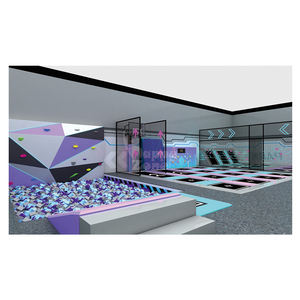Équipement de parc de trampoline intérieur commercial Terrain de jeux intérieur personnalisé Parcours d'obstacles Équipement de jeu souple Parc d'attractions - Product Image 4