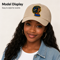 Set de Parches Bordados Personalizados con Inspiración Religiosa para Chicas Negras, para Gorras, Mochilas, Chaquetas, Regalos de Boutique y Artículos para Eventos