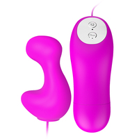 Vibrateur en silicone à double action, stimulateur flexible du point G interne et du clitoris externe, vibration profonde et puissante, jouet pour adultes