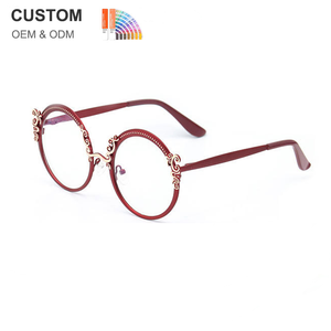 Venta al por Mayor de Monturas Ópticas Redondas, Gafas de Estilo Vintage para Mujer, Lentes Graduadas para Miopía e Hipermetropía - Product Image 1