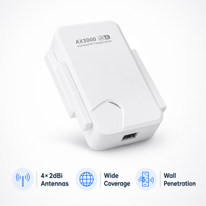 เครื่องขยายสัญญาณไวไฟไร้สาย Ax3000Mbps WiFi6 รุ่น RP730g-Xy แบบดูอัลแบนด์ ความเร็วสูง ขยายระยะสัญญาณไวไฟ พร้อมพอร์ต LAN 1ge สำหรับเชื่อมต่อเครือข่าย - Product Image 6