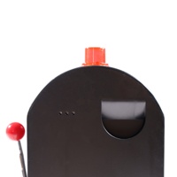 EASTOMMY ET-104073 Casino Jouet Machine à sous Tirelire avec Jackpot Son Clignotant Lumières Arc Circulaire en Plastique