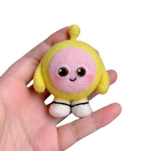 Porte-clés en feutre de <span class=keywords><strong>laine</strong></span> fait main, DIY, œuf, fête, jeunes (15-35 ans), cadeau, poupée, matériel, 11-30 cm - Product Image 5