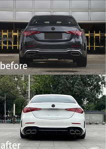 Difusor trasero de estilo C63 <span class=keywords><strong>2022</strong></span> + de Material PP negro brillante a <span class=keywords><strong>precio</strong></span> perfecto para <span class=keywords><strong>Mercedes</strong></span> BENZ <span class=keywords><strong>Clase</strong></span> <span class=keywords><strong>C</strong></span> W206 <span class=keywords><strong>2022</strong></span> + - Product Image 6