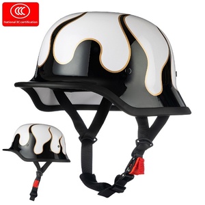 Casque demi-coque en ABS allemand pour <span class=keywords><strong>moto</strong></span> électrique certifié 3C, design scoop, Predator toutes saisons - Product Image 6