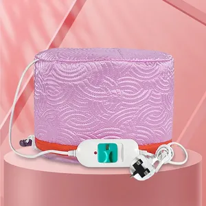 Gorro calefactor para salón de belleza, <span class=keywords><strong>tratamiento</strong></span> térmico, vaporizador, cuidado del cabello, sombreros para mujeres, Spa en casa, gorro térmico para nutrir el cabello, UE/Reino Unido - Product Image 2