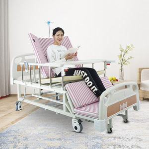 Cama de enfermería eléctrica multifuncional Yonghui con elevación de respaldo y descenso de piernas para pacientes paralizados, uso en dormitorio. - Product Image 1