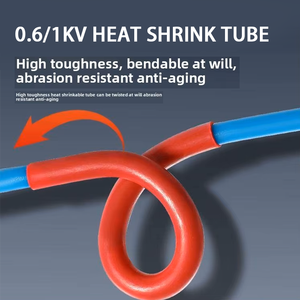 <span class=keywords><strong>Manchon</strong></span> thermorétractable pour câbles, barres omnibus en cuivre, étanche, isolé, en thermoplastique, coloré, pour câblage, rétrécissement 2:1 - Product Image 4