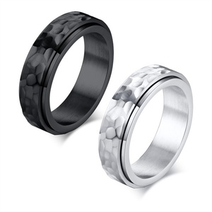Popular Personalized Jewelry Fine Stainless Steel Rotatable <b>Rings</b> <b>for</b> <b>Men</b> - Product Image 1
