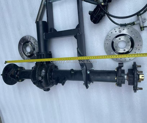 10 pouces roues et pneus moyeu essieu arrière disque Rotor frein marche arrière pour Adultos De Carreras <span class=keywords><strong>Go</strong></span> Kart - Product Image 2