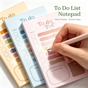 Bloc-notes de liste de tâches SK, blocs-notes colorés, logo personnalisé, approvisionnement en gros - Product Image 4