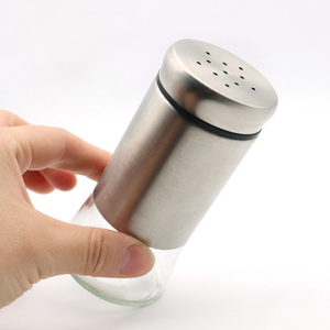 Vaso del condimento del sale e del pepe dell'agitatore del condimento dell'acciaio inossidabile 140ml per la cucina - Product Image 2