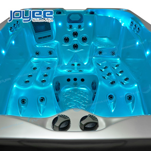 Bain à remous JOYEE pour spa <span class=keywords><strong>extérieur</strong></span>, <span class=keywords><strong>jacuzzi</strong></span> Balboa pour 3 personnes, spa de luxe de qualité supérieure avec éclairage LED - Product Image 3