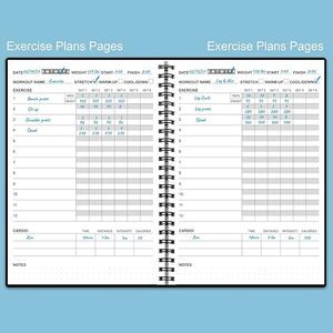 2026 Myway Workout Log for Women &amp; Men A5 Fitness Planner <strong>Journal</strong> to Track <strong>Weight</strong> <strong>Loss</strong> Workout <strong>Journal</strong> for Exercising Record - Product Image 4