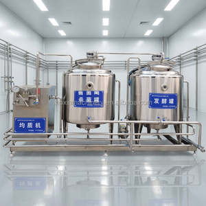 Machine à yaourt industrielle Moxin, équipement complet de traitement laitier, pasteurisateur de lait en acier inoxydable 100-500L, faible bruit pour - Product Image 1