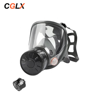 Masker Respirator Wajah Penuh yang Dapat Digunakan Kembali dengan <span class=keywords><strong>Filter</strong></span> Karbon Aktif <span class=keywords><strong>40mm</strong></span> Kapas untuk Bertahan Hidup - Debu Nuklir dan Bahan Kimia - Product Image 1