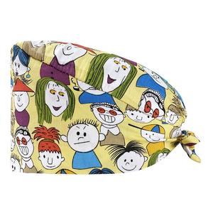 Nurse <b>Men</b> Scrubs Hat Surgical <b>Cap</b> Plain <b>Black</b> Blank Adjustable Christmas New Year Uniform Scrubs Nursing <b>Cap</b> Dental Cotton White - Product Image 1