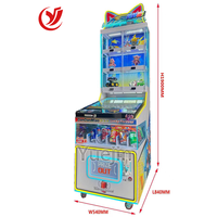 Machine de flipper à monnayeur, jeu d'arcade, distributeur de capsules de jouets, machine à tickets pour enfants de 6 ans et plus