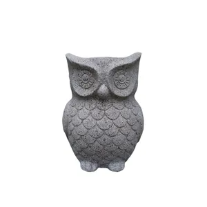 Harga Murah Taman Villa Gaya Besar Luar Patung Owl Planter Patung