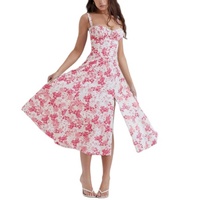 Nouvelle Robe Décontractée Mi-Longue à Bretelles Sexy pour Femme, Idéale pour l'Été 2026, Vacances à la Plage, Personnalisable avec Logo